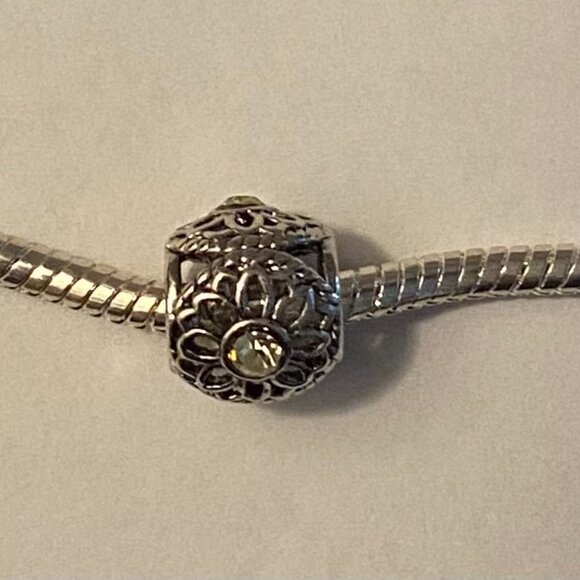 NEW Genuine PUGSTER Yellow stone charm - Picture 1 of 1